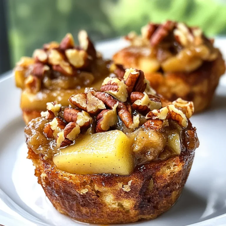 Apple Pecan French Toast Cups