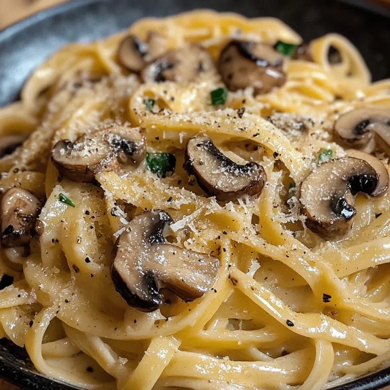 Caramelized Leek and Mushroom Gruyere Pasta
