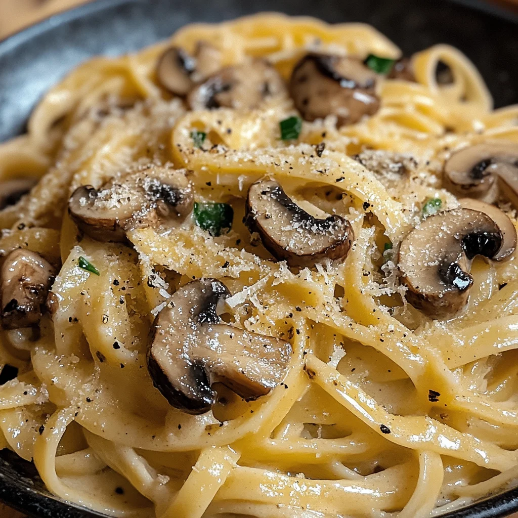Caramelized Leek and Mushroom Gruyere Pasta