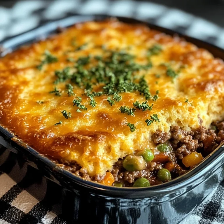 Cheddar Bay Ground Beef Cobbler