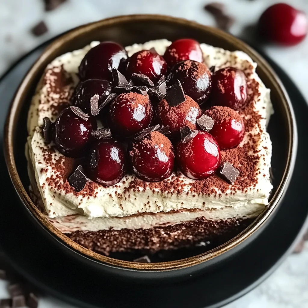 Cherry Amaretto Tiramisu