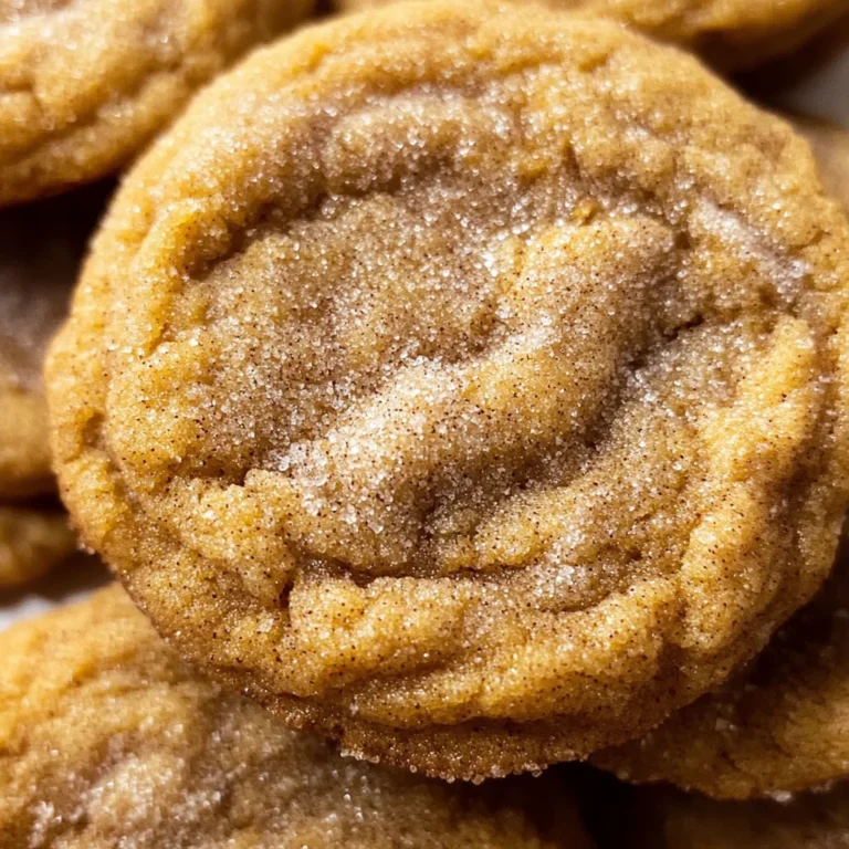 Chewy Pumpkin Snickerdoodle Cookies