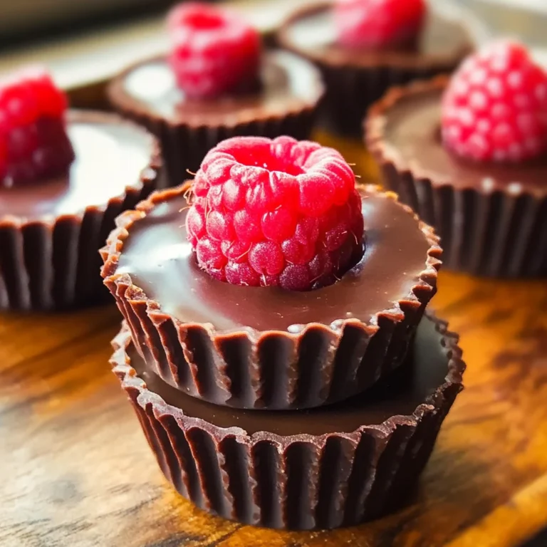 Chocolate Raspberry Cups