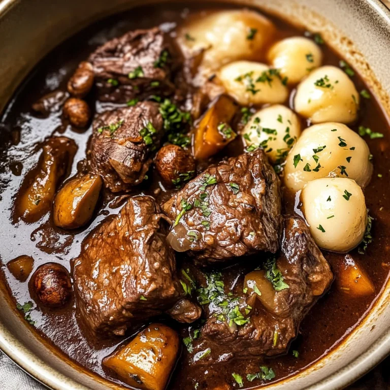 Classic Beef Bourguignon Recipe