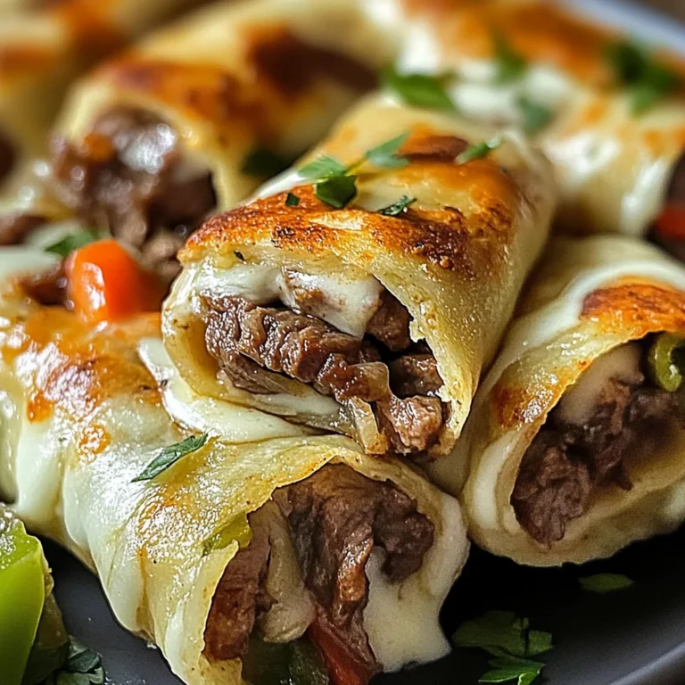 Delicious Keto Philly Cheesesteak Roll Ups