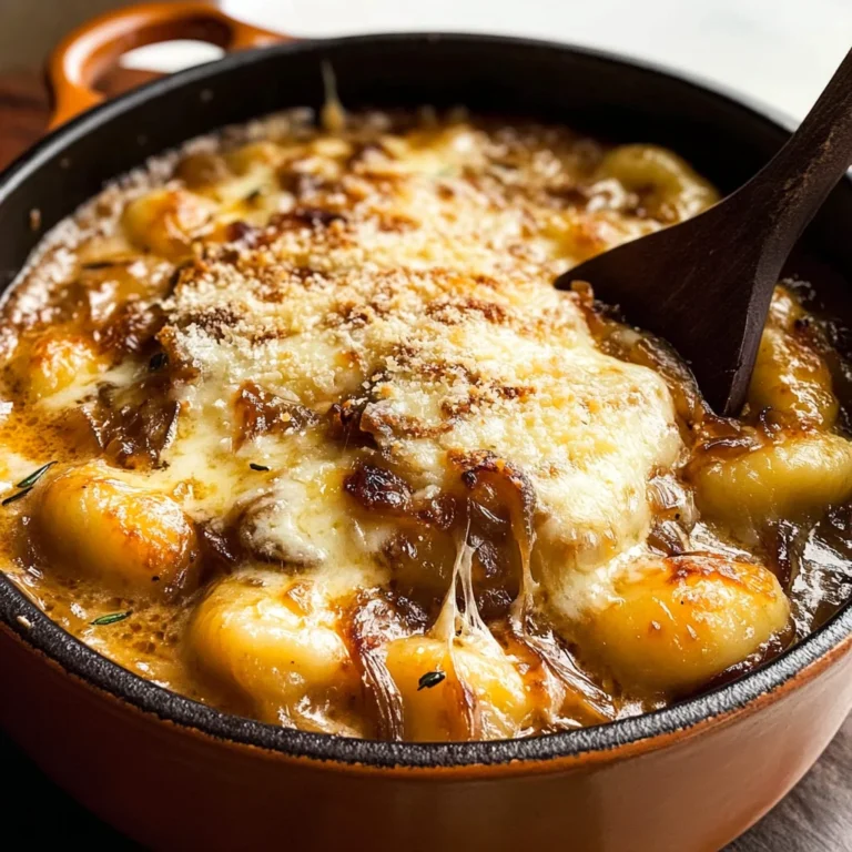 French Onion Gnocchi