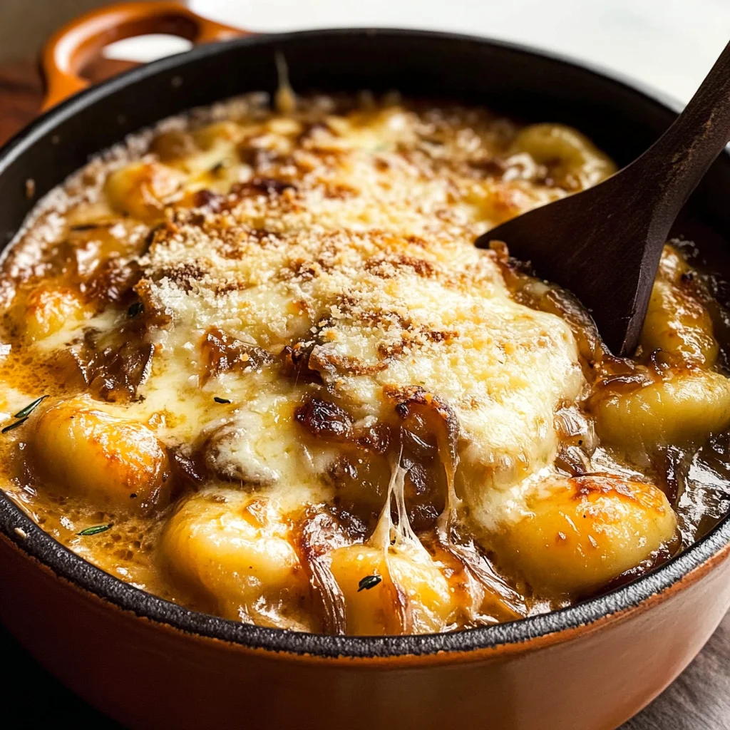 French Onion Gnocchi
