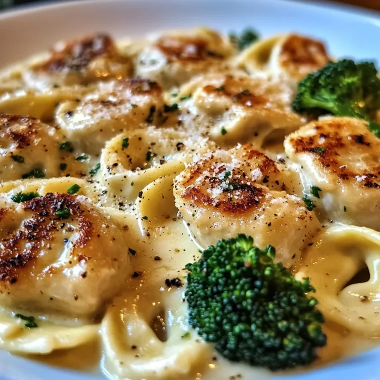 Garlic Parmesan Chicken Tortellini