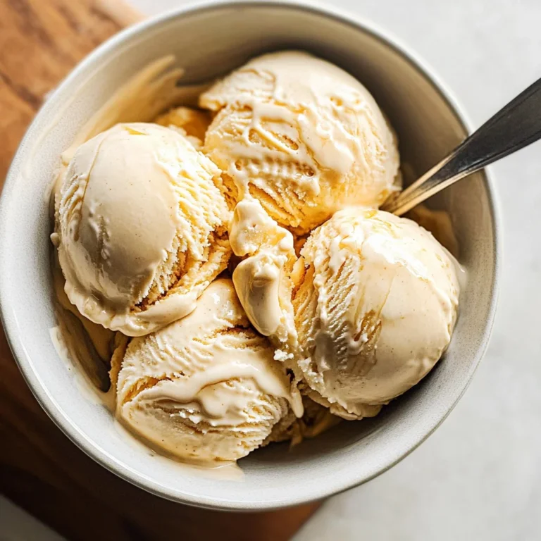 Homemade Maple Ice Cream