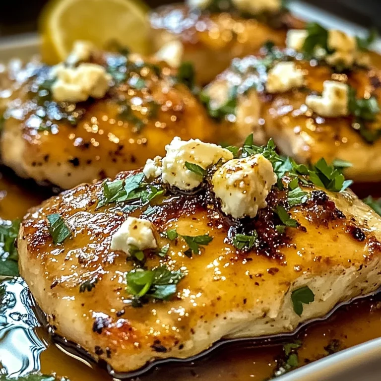 Hot Honey Feta Chicken Dish: A Deliciously Spicy and Savory Recipe