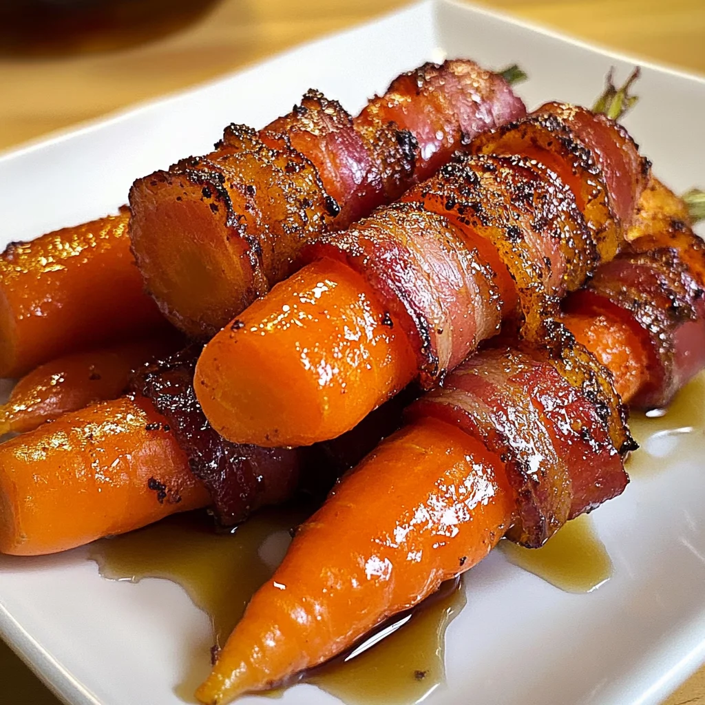 Maple Bacon Carrots