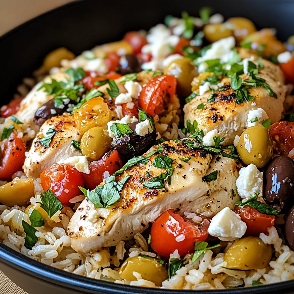 Mediterranean Chicken and Rice