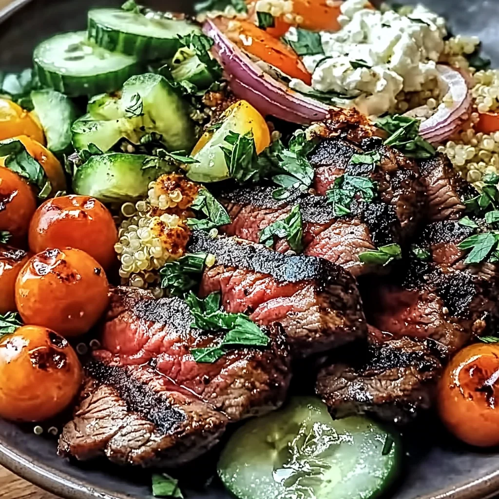 Mediterranean Steak Bowls: An Amazing Ultimate Dinner Recipe