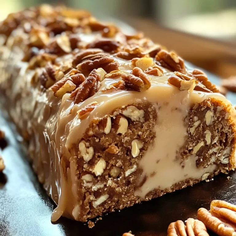 Nana’s 3-Ingredient Pecan Log