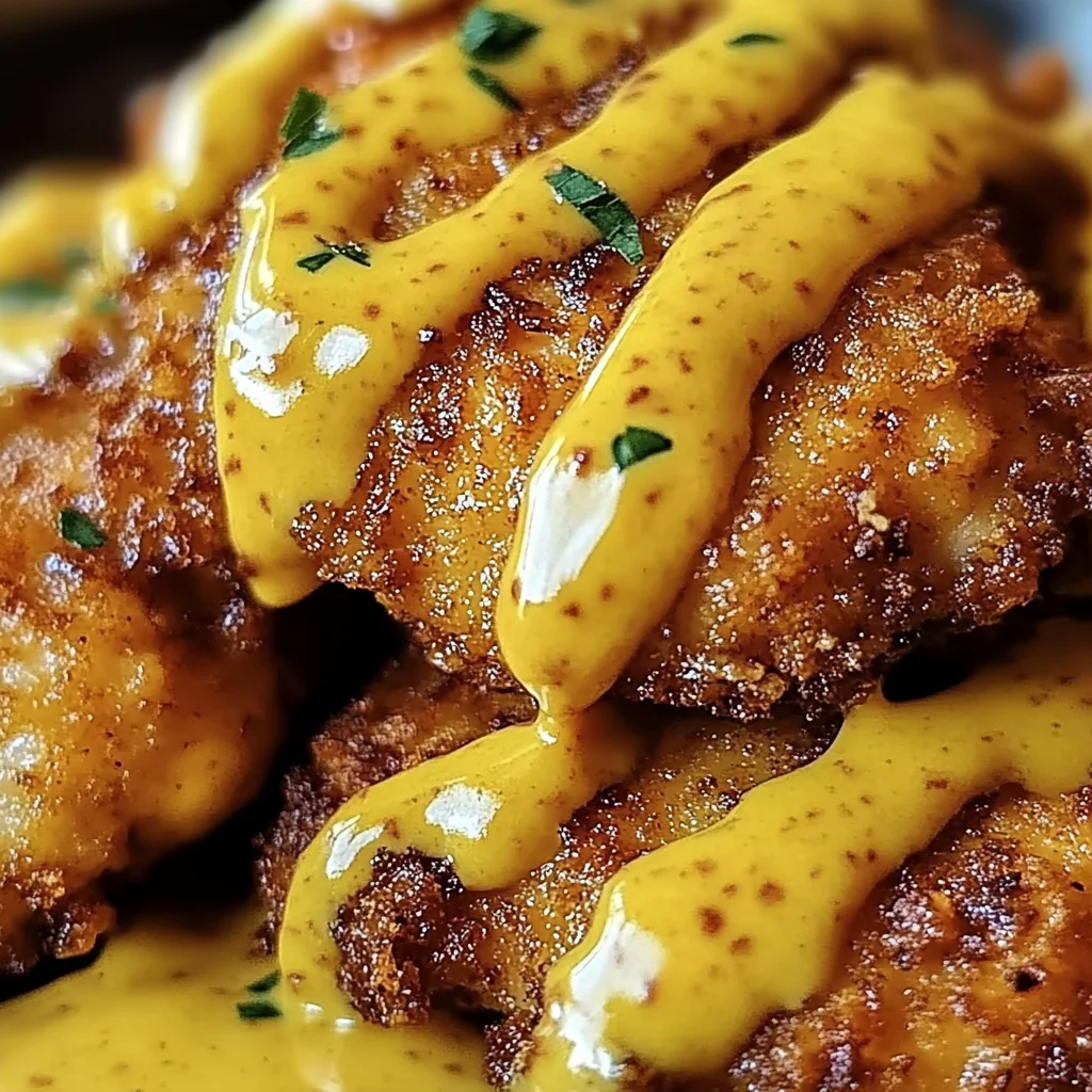 Pretzel Chicken with Mustard-Cheddar Sauce: An Amazing Ultimate Recipe