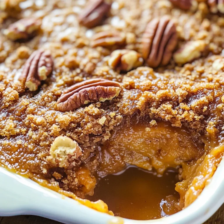 Pumpkin Pecan Cobbler