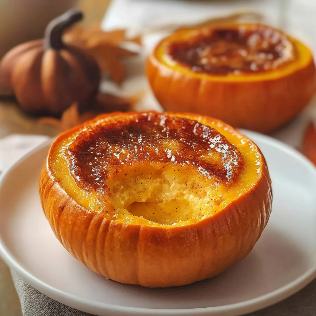 Pumpkin Spice Crème Brûlée