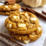 Pumpkin White Chocolate Chip Cookies