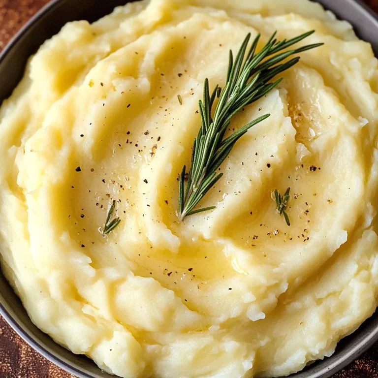 Rosemary Garlic Mashed Potatoes
