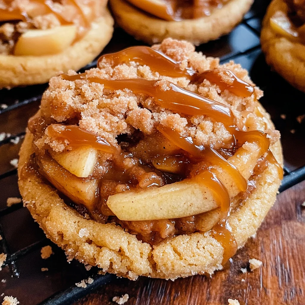 Salted Caramel Apple Pie Cookies