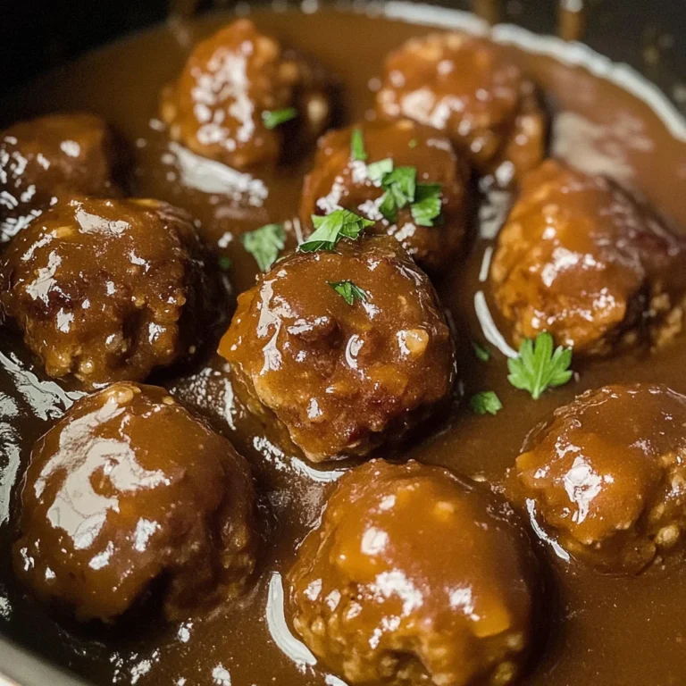 Slow Cooker Salisbury Steak Meatballs: Family-Friendly Comfort