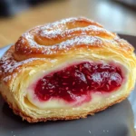 Sugar Raspberry Danish Bun