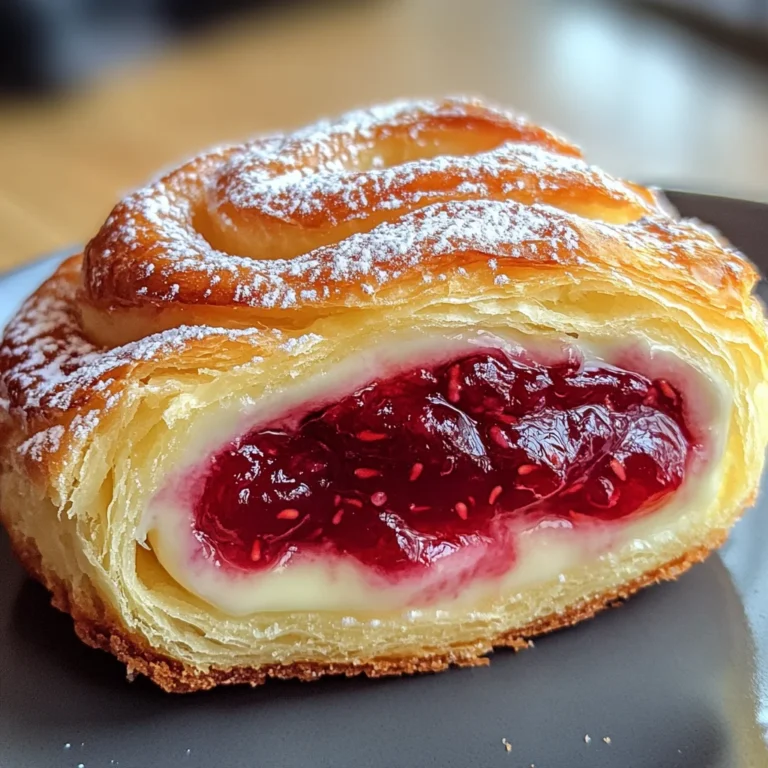 Sugar Raspberry Danish Bun