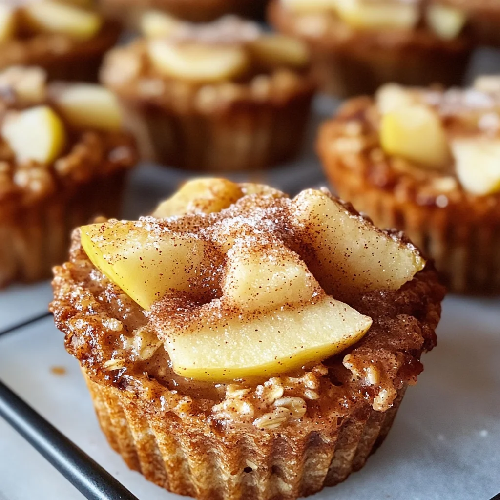 Tasty Baked Apple Cinnamon Oatmeal Cups