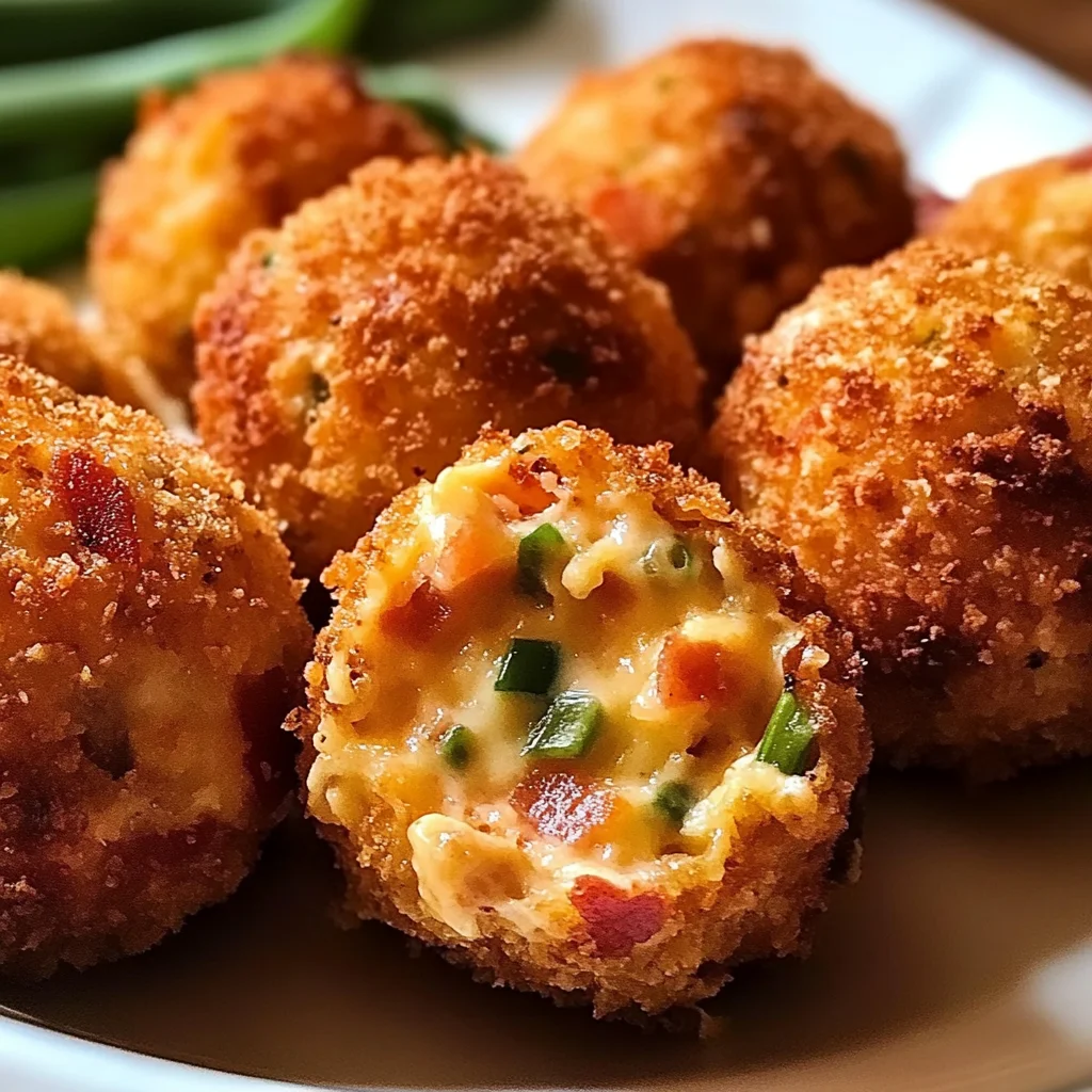 Turkey Bacon Jalapeño Popper Cheese Balls