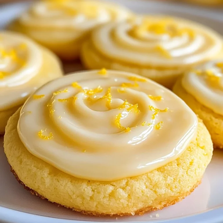Zesty Lemon Frosted Cookies: A Tangy Delight to Brighten Your Day