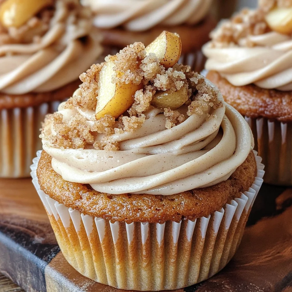 Apple Crumble Cupcakes