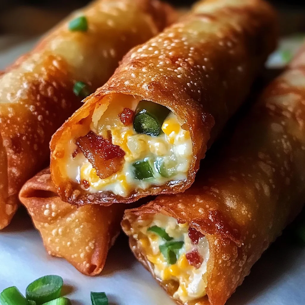 Bacon Jalapeño Eggrolls