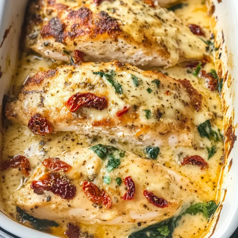 Baked Tuscan Chicken Casserole