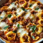 Beefy Tortellini Bake
