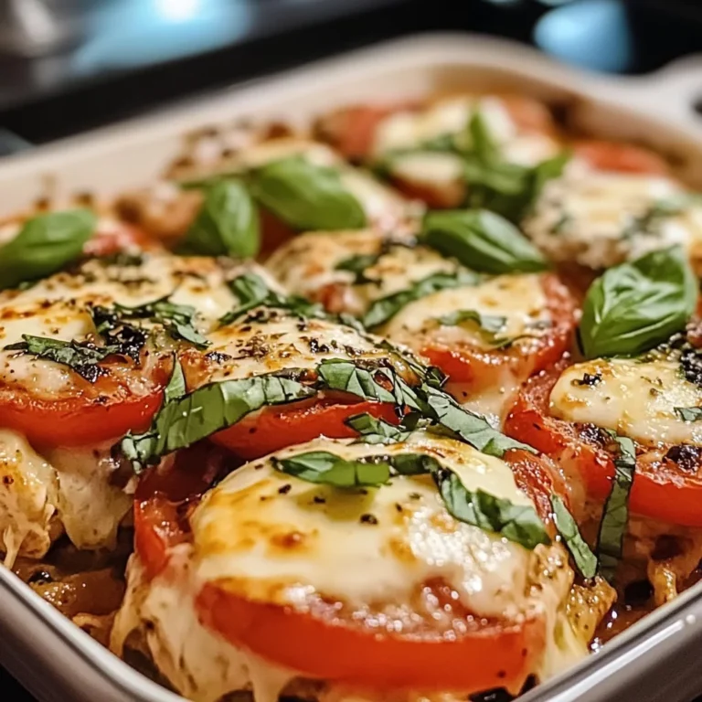 Caprese Chicken Casserole