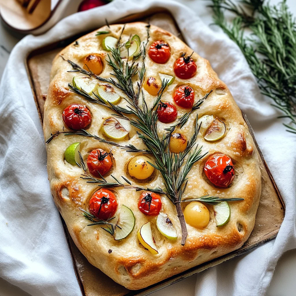 Christmas Tree Focaccia