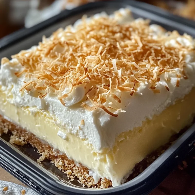 Coconut Cream Lush: A Creamy, No-Bake Dessert for Every Occasion