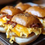 Crack Breakfast Sliders (Turkey Bacon Egg & Cheese)