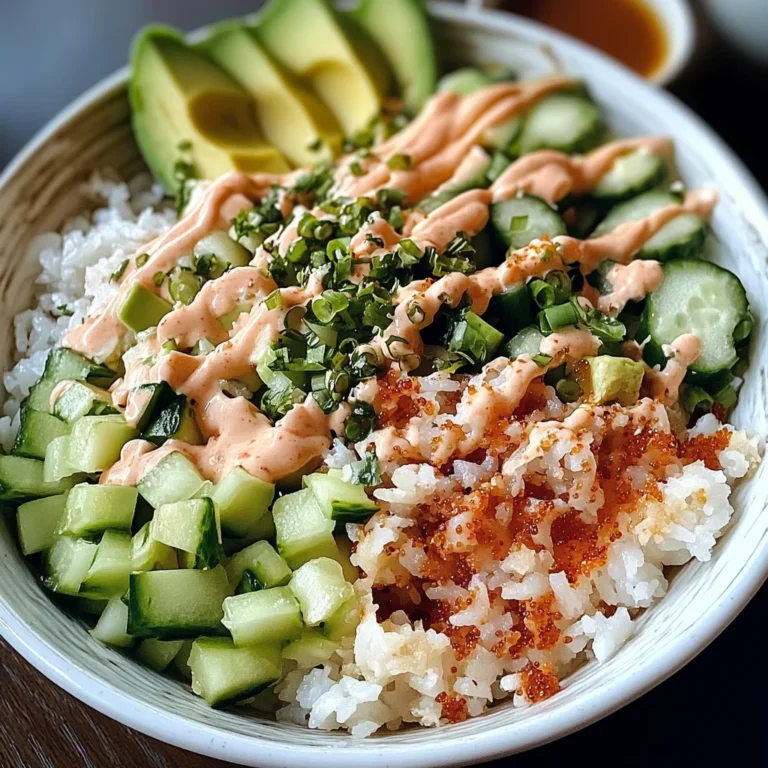 Crunch Roll Sushi Bowl