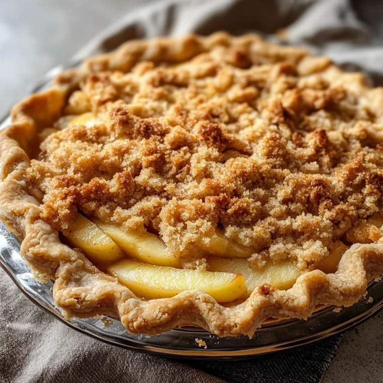 Dutch Apple Pie (with a Buttery Crumb Topping)