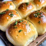 Easy Garlic Butter Dinner Rolls