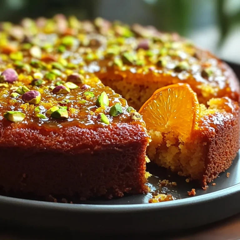 Flourless Orange Pistachio Cake