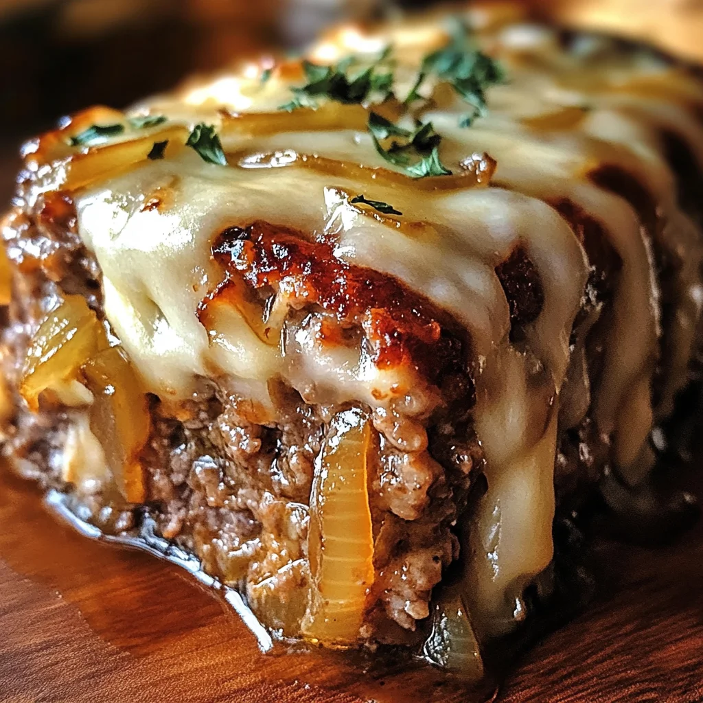 French Onion Meatloaf