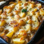 French Onion Potato Bake