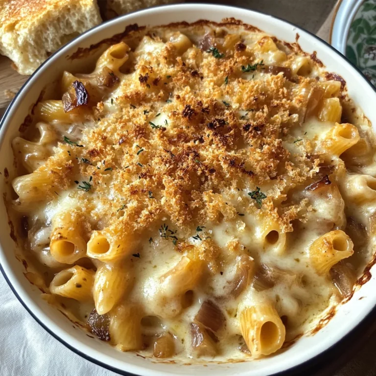 French Onion Soup Pasta Recipe