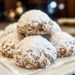 Gingerbread Snowball Cookies