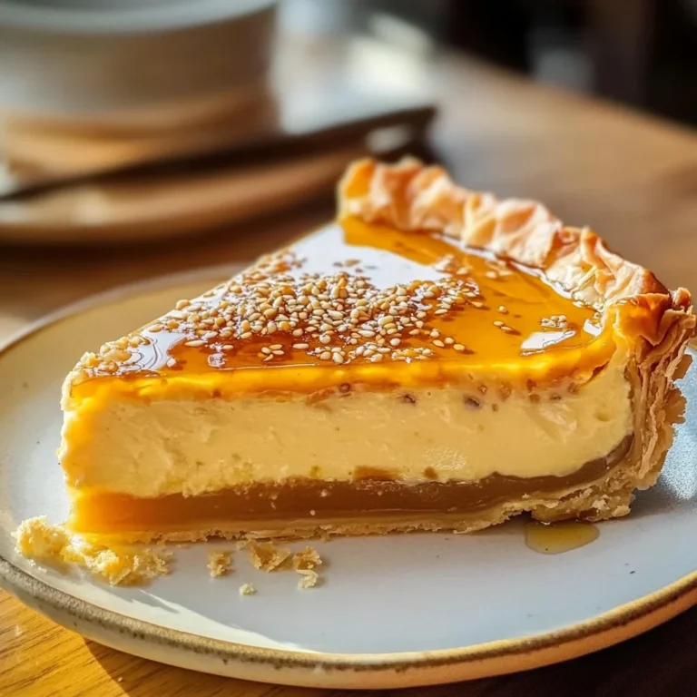 Golden Greek Honey Pie (Melopita)