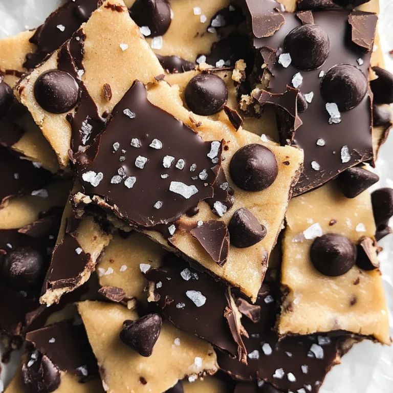 Healthy Cookie Dough Bark