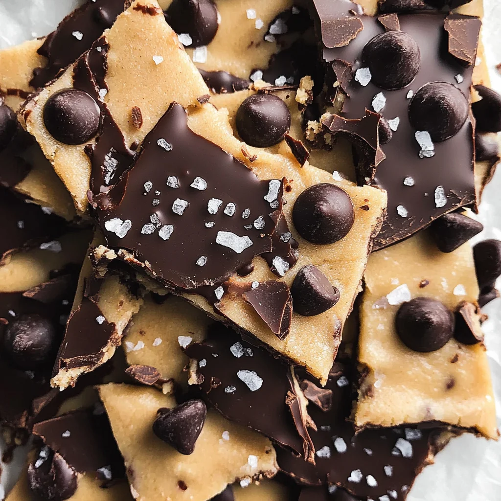 Healthy Cookie Dough Bark