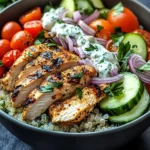 Mediterranean Chicken Bowls